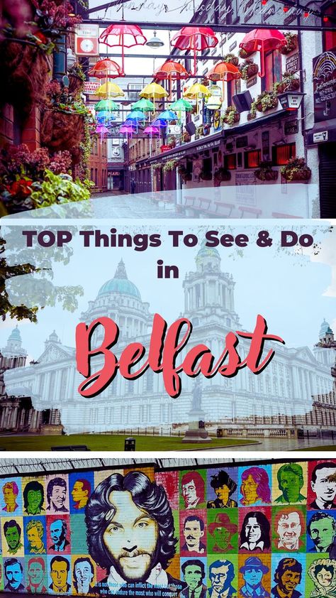 TOP Things To See & Do in Belfast. <3 City In Europe, Good Drinks, Cities In Europe, Belfast, Northern Ireland, Fun Drinks, Prague, The Weekend, Places To Go