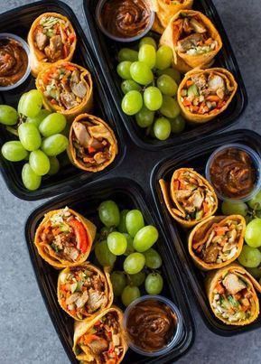 #nutritionmeals Menu Sarapan Sehat, Sunday Meal Prep, Prepped Lunches, Meal Prep Bowls, Lunch Meal Prep, Meal Prep For The Week, Diet Keto, Easy Meal Prep, Lunch Snacks