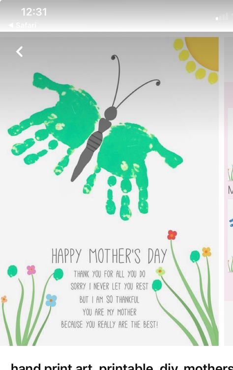 May Crafts For Toddlers, May Handprint Art, May Handprint, Handprint Butterfly, May Crafts, Crafts For Toddlers, Kids Daycare, Handprint Art, Toddler Crafts