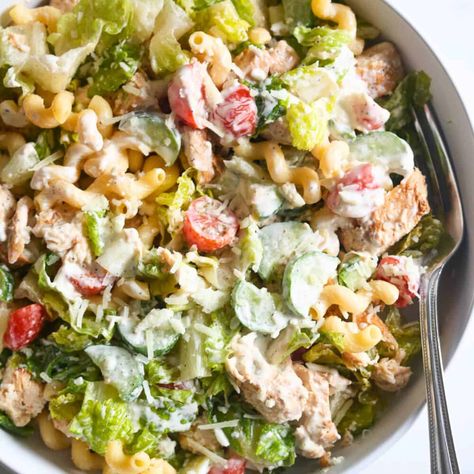 Chicken Caesar Pasta Salad Mason Jars Bulking Lunch, Healthy High Protein Pasta Salad, Pasta Salad Recipes High Protein, High Protein Chicken Pasta Salad, Low Calorie High Protein Pasta Salad, Protein Packed Pasta Salad, Whole 30 Vegan, Cookout Ideas, High Protein Chicken