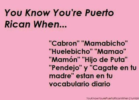 Spanish Slang Words, Puerto Rican Memes, Puerto Rican Jokes, Puerto Rico Clothing, Puerto Rican Slang, Soy Boricua, Hispanic Jokes, Spanish Slang, Useful Spanish Phrases