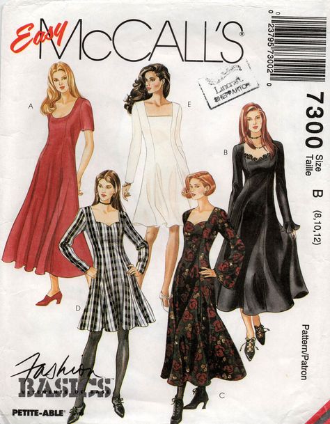 Vestidos Country, Neckline Variations, Estilo Kardashian, Princess Seam Dress, Vintage Dress Patterns, Dress With Sleeves, Miss Dress, Vestidos Vintage, Diy Sewing Clothes