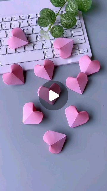 17K likes, 25 comments - paper_craft_ideas_ on January 26, 2024 Origami Hearts Easy, Paper Crafts Origami Creative, How To Make Origami Hearts, Greeting Card Craft Ideas, Timepass Ideas, Origami For Girlfriend, Heart Origami Easy, Paper Gifts For Friends, Paper Crafts Heart