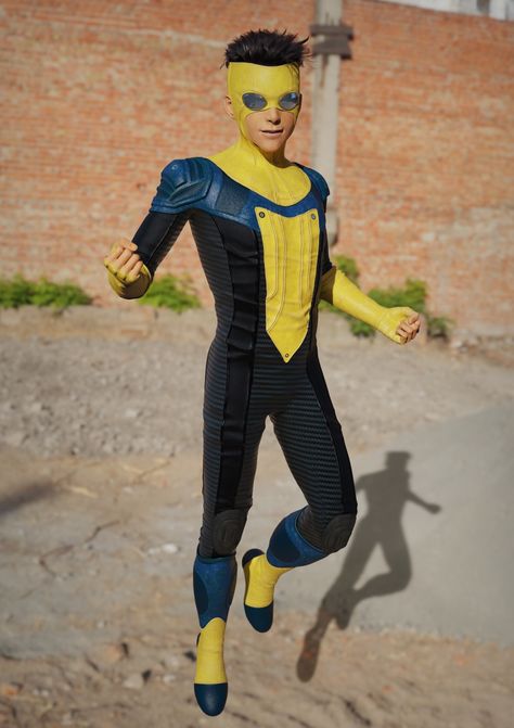 Invincible Redesign, Invincible Costume, Invincible Cosplay, Dc Redesign, Mark Grayson, Mr Ben, Omni Man, Invincible Comic, Overwatch Cosplay