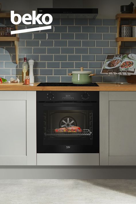 "Featuring a host of advanced technologies, Beko’s seamless built-in ovens are specially designed to save you time, money, and effort. Thanks to Beko’s award-winning AeroPerfect™ technology, which works to minimise temperature fluctuations, you can achieve perfectly even baking and cooking results in less time than a conventional oven. #Beko #Cooking #Kitchen #Homedecor Self Cleaning Ovens, Conventional Oven, Induction Hob, Oven Cleaning, Built In Ovens, Cooking Appliances, Preserving Food, Cooking Kitchen, Fresh Food