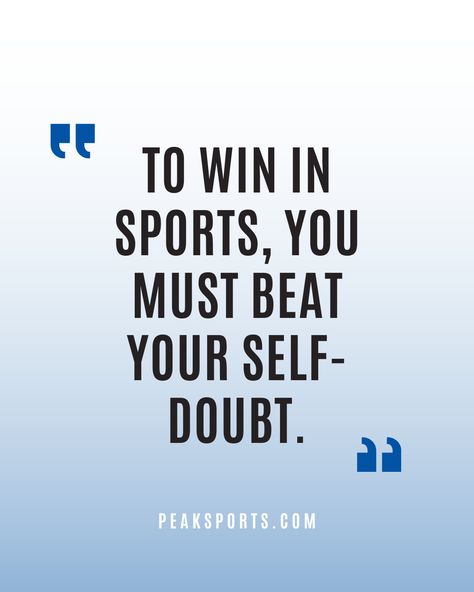 Self-doubt can be the hard thing as an athlete to overcome. Improving you mental game is the best way to beat self-doubt!!⁠ ⁠ #morningmotivation #quoteoftheday #powerofpositivity #mentalhealthmatters #mentalaspect #mentalhealth #mentalhealthquote #mentalhealthsupport #highperformancehabits #winningmentality Athlete Mentality Quotes, Student Athlete Quotes, Sports Psychology Quotes, Inspirational Gymnastics Quotes, Competition Quotes, Spirit Posters, Volleyball Motivation, Kid Quotes, Teenage Quotes