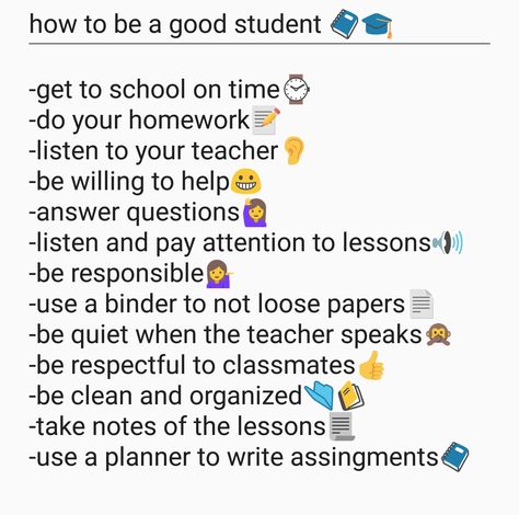 How To Be A Honor Student, Tips To Be A Good Student, How To Be A Valedictorian, How To Be Teachers Favorite, Top Student Tips, How To Be A Smart Student, New Student Tips, How To Be Good Student, Perfect Student Routine