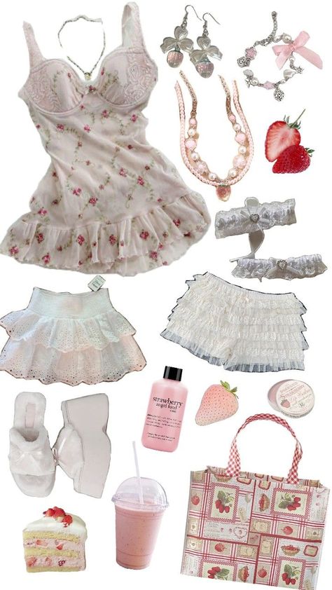 Cute Bunny Outfits, Bunny Pretty, Strawberry Coquette, Bunny Outfits, Pretty Aesthetic, Bunny Outfit, Cute Bunny, Aesthetic Outfits, Spring Outfits