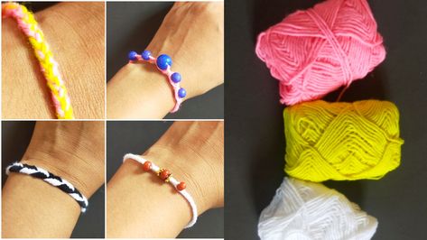 Woolen Thread Bracelets, Friendship Day Gift Ideas, Friendship Day Bands, Friendship Bands, Friendship Band, Friendship Day Gift, Gift Ideas Handmade, Friendship Day Gifts, Gift Ideas Diy