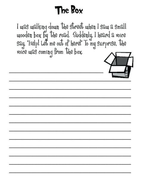 2nd Grade Writing Worksheets - Best Coloring Pages For Kids Grade 3 Creative Writing Worksheets, Art Writing Prompts, Grade 5 Writing Activities, Finish The Story Writing Prompts, Writing Story Ideas, Story Starters For Kids, Story Writing Ideas, Esl Writing Activities, Writing Rules