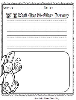 Kindergarten Art Projects Spring, Easter Writing Prompts, Spring Writing Prompts, Easter Writing, Easter Kindergarten, Easter Classroom, Easter Lessons, Easter Worksheets, Easter School