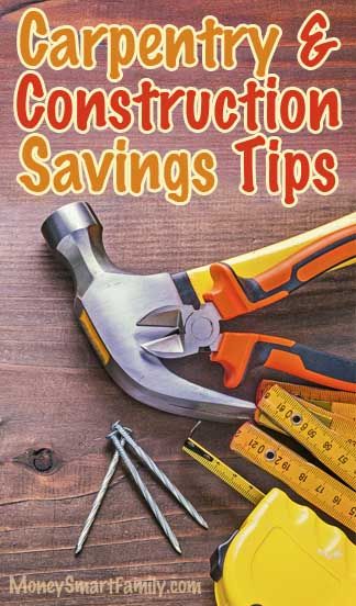 Carpentry and Construction Money Saving Tips & Hacks. Carpentry Tips And Tricks, Prepping Nails, Making Pallet Furniture, Construction Hacks, Diy Garden Decor Projects, Mortgage Advice, Tool Board, Household Expenses, Savings Tips