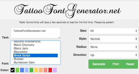 Generate text tattoo design by selecting the font, size, color and entering text. Free. No download necessary. You Can Tattoo Fonts, Anagram Tattoo Generator, Tattoo Generator, Tattoo Lettering Generator, Font Generator Free, Ambigram Generator, Ambigram Tattoo Generator, Tattoo Font Generator Free, Ambigram Tattoo Generator Names