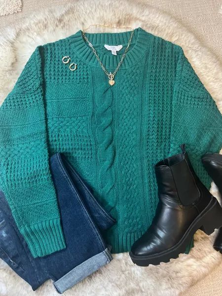 Teal Green Sweater Outfit, Turquoise Jumper Outfit, Teal Sweater Outfit Fall, Teal Jumper Outfit, Teal Sweater Outfit Winter, Teal Color Outfits, Teal Green Outfit, Turquoise Sweater Outfit, Dark Teal Outfit