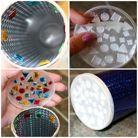 Eyfs Winter, Diy Kaleidoscope, Pirate Activities, Holographic Paper, Pringles Can, Wildlife Garden, Preschool Science, Childrens Crafts, Science For Kids