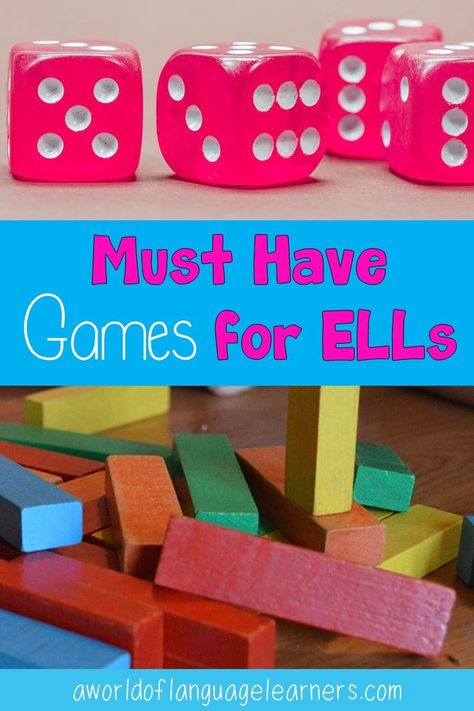 Esl Classroom Games, Esl Games For Kids Teaching English, Esl Bulletin Board, Games For Esl Students, Esl Teaching Elementary, Ell Games, Esol Resources, Esl Board Games, Esl Vocabulary Activities