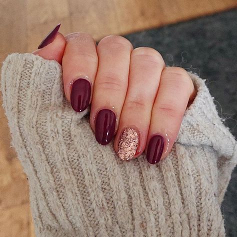 Reddit - RedditLaqueristas - Autumn means vampy dark nails. Gel polish on my natural nails. November Nails Colors, November Nail Designs, Kutek Disney, Unghie Nail Art, Simple Fall Nails, Maroon Nails, November Nails, Short Gel Nails, Fall Gel Nails