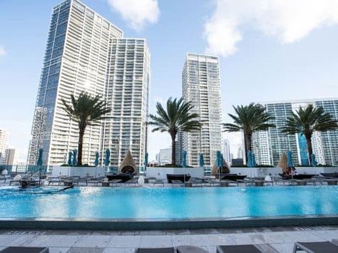 Kimpton EPIC Hotel in Miami is listed on the 11 best hotel pool bars with a view via Travel + Leisure. Pool Bars, Miami Trip, Vacation Planner, Hotel Pool, Pool Bar, Hotel Bar, Travel And Leisure, Marina Bay Sands, The Pool