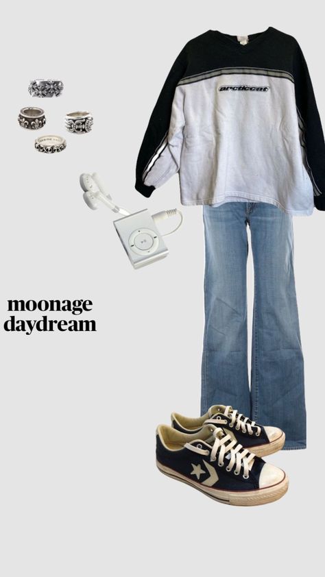 lalala #outfit #outfitidea #90s #rings #music #converse #clothes #clothing 90s Rings, Converse Clothes, Moonage Daydream, Converse Outfit, Outfit 90s, Outfits With Converse, Your Aesthetic, Converse, Energy