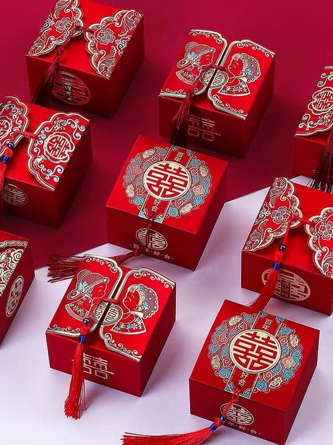 Chinese New Year Food, Fancy Packaging, Box Packaging Design, Food Packaging Design, Red Envelope, Romantic Gifts, Tea Ceremony, Food Packaging, Student Art