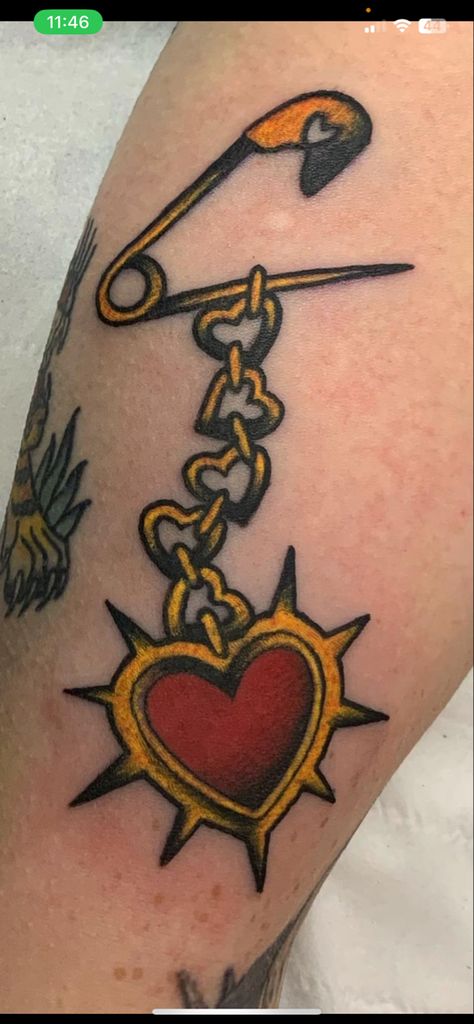 Long Filler Tattoo Traditional, Happy Traditional Tattoo, American Traditional Surrealism, American Traditional Rosary Tattoo, Pink Floyd Traditional Tattoo, Old Americana Tattoo, Deep Love Tattoo, Timeless Tattoo Design, Sternum American Traditional Tattoo