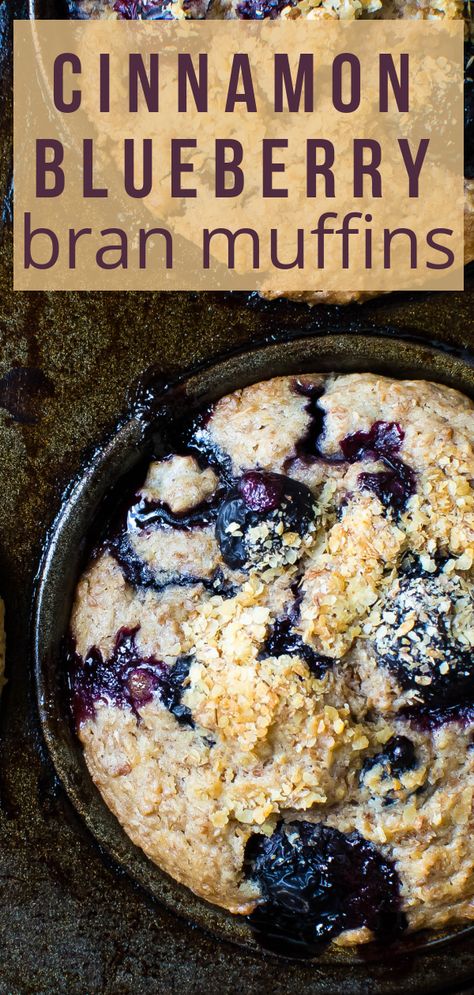 Blueberry Bran Muffins, Oatmeal Crumble Topping, Bran Muffins Healthy, Bran Muffin, Oatmeal Crumble, Bran Muffin Recipes, Berry Crisp, Bran Cereal, Healthy Sweet Snacks