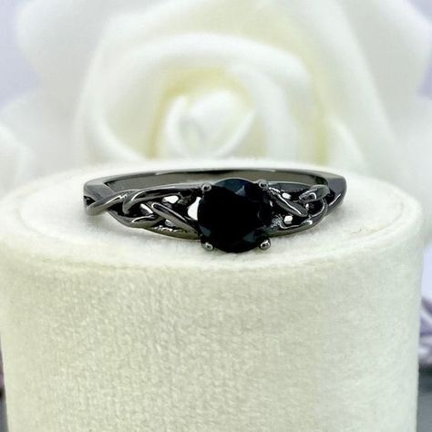 Aurora Lillian Potter had just won the war, but why did she feel so..… #fanfiction #Fanfiction #amreading #books #wattpad Onyx Promise Ring, Black Metal Wedding Ring, Black Promise Ring, Black Gemstone Engagement Rings, Dark Promise Rings, Black Gem Ring, Gothic Promise Rings, Goth Promise Ring, Black Promise Rings