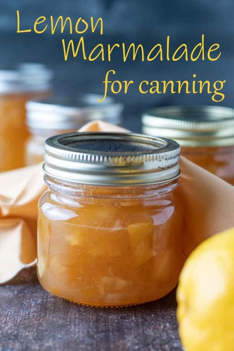 Canning Instructions, Making Marmalade, Lemon Jam, Lemon Marmalade, Marmalade Recipe, Lemon Health Benefits, Lemon Uses, Lemon Water Benefits, Jam And Jelly