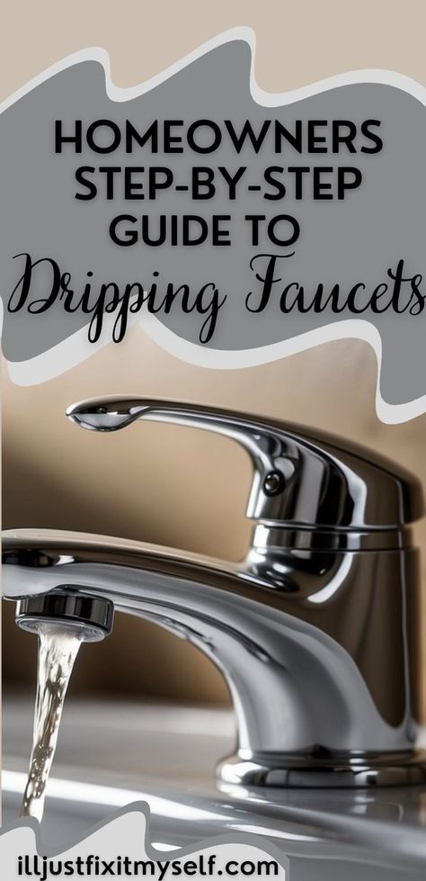 Step-by-step guide to fixing dripping faucets Leaky Faucet Bathroom, Fix Leaky Faucet, Dripping Faucet, Leaky Faucet, Faucet Repair, Bathroom Solutions, Water Faucet, Kitchen Sink Faucets, Bathroom Sink Faucets