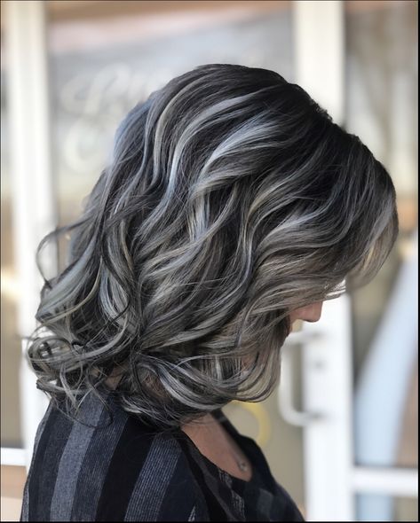 Dimensional Hair, Dimensional Hair Color, Curly Crochet Hair Styles, French Twist Hair, Silver Hair Color, Gray Hair Highlights, Long Hai, Kids Braided Hairstyles, Trending Hairstyles