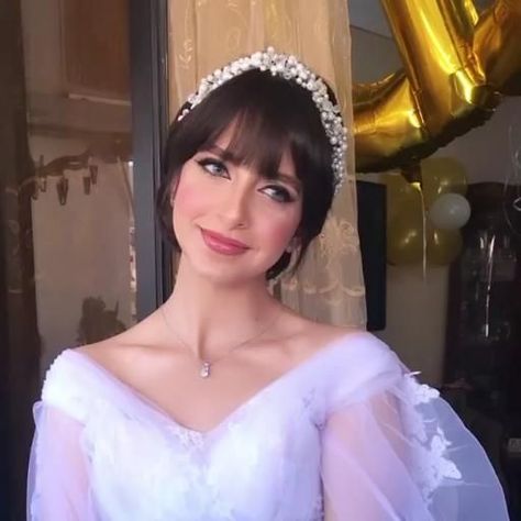 Bangs Hairstyle For Wedding, Bangs For Wedding Hair, Tiara Hairstyles With Bangs, Wedding Hairstyles Bangs Updo, Wedding Hairdo With Bangs, Bride Bangs Hairstyles, Bride With Bangs Hairstyles, Bride Hairstyle With Bangs, Bridal Hair With Bangs And Veil