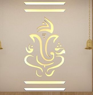 Ganapathi Cnc Design, Vinayaka Images For Elevation, Ganpati Cnc Design, Ganesh Cnc Design, Ganpati Images, Temple Glass, Ganesha Design, Mandir Designs, Wood Texture Seamless