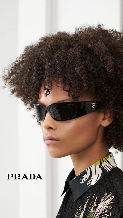 Sunglasses Photoshoot, 2025 Design, Prada Runway, Prada Eyewear, Adidas Football, Triangle Logo, Model Life, Designer Sunglasses, Exclusive Collection