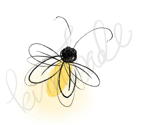 Lightning Bug Drawing, Lightning Bug Crafts, Firefly Drawing, Bug Drawing, Firefly Tattoo, Lighting Bugs, Bugs Drawing, Fly Drawing, Bug Coloring Pages