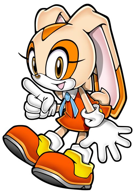 Cream the Rabbit Sonic Advance 3, Cream The Rabbit, Cream Sonic, Sonic Riders, Sonic Dash, Classic Sonic, Sonic Fan Characters, Sonic Franchise, Hedgehog Art