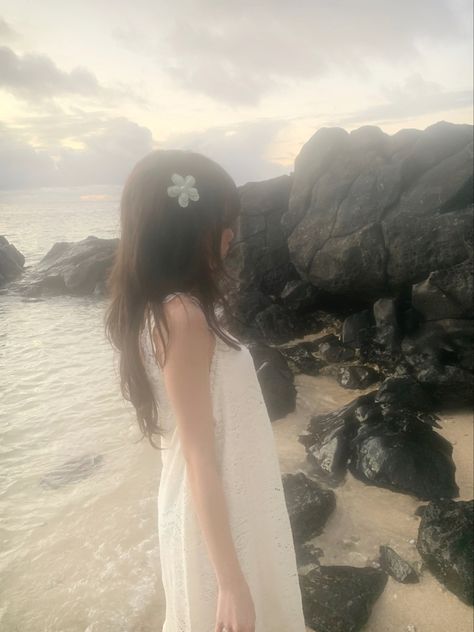 Beach Summer, The Ocean, A Woman