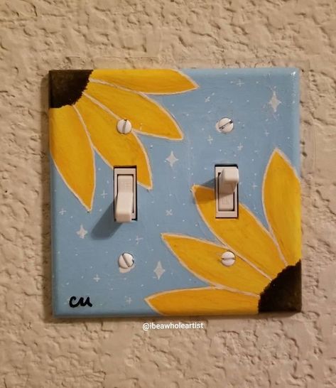 Art Mini Toile, Cute Canvas Paintings, Cute Canvas, Small Canvas Art, Light Switch Cover, Aesthetic Painting, Mini Canvas Art, Cute Room Decor, Art Painting Acrylic