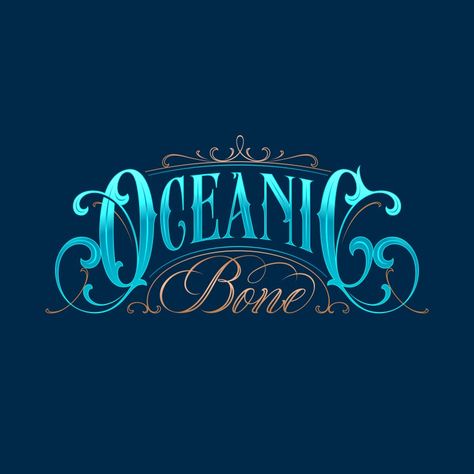 Coastal Typography, Nautical Typography, Nautical Graphic Design, Ocean Typography, Wave Typography, Ocean Creatures Art, Sea Logo, Nautical Aesthetic, Website Graphics