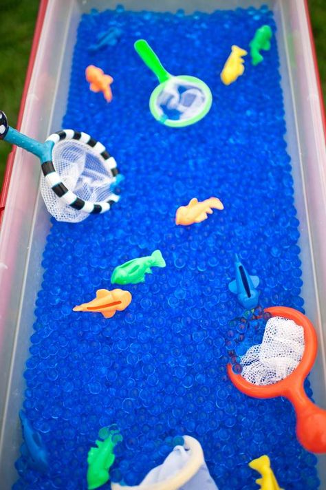 Gone Fishing Birthday Party Ideas | Photo 36 of 103 | Catch My Party Gone Fishing Birthday Party, Fishing Birthday Party Boys, Finding Dory Birthday Party, Dory Birthday Party, Finding Nemo Party, Finding Dory Birthday, Nemo Birthday Party, Birthday Fishing, Fishing Themed Birthday Party