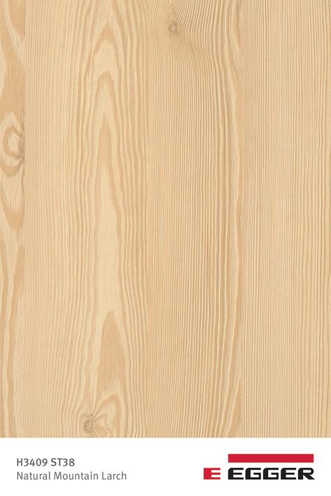 H3409 ST38 Natural Mountain Larch Natural Mountain, Larch Wood, Study Decor, Virtual Design, Personalized Decor, Brushed Metal, Kitchen Designs, Interior Design Projects, Wood Veneer