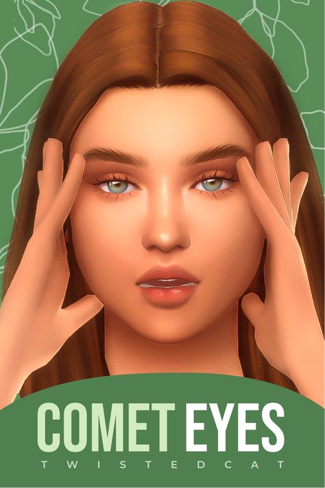 Comet Eyes | TwistedCat on Patreon Sims Four Cc Eyes, Sims 4 Cc Mm Eyes, Sims 4 Eye Maxis Match, Sims 4 Mm Cc Eyes, Sims 4 Maxis Match Highlight, Eye Color Sims 4 Maxis Match, Eye Shapes Cc Sims 4, Sims4 Cc Eyes Maxis Match, Sims 4 Penguin Skin