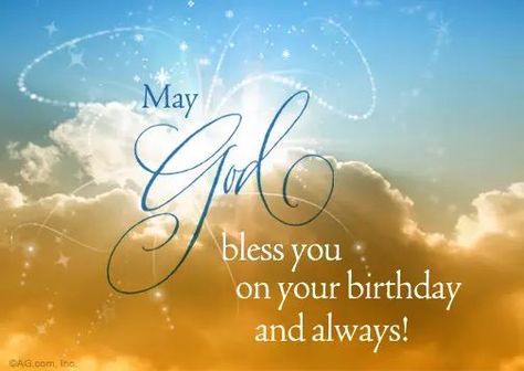 Birthday Quotes QUOTATION – Image : As the quote says – Description May God bless you on your birthday and always! Christian Birthday Greetings, Blessed Birthday Wishes, Happy Blessed Birthday, Religious Birthday Wishes, Christian Birthday Wishes, Birthday Wishes For Men, Christian Pics, Birthday Prayer, Birthday Wishes For Him