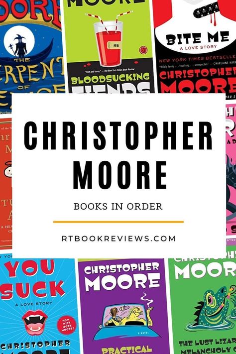 Are you looking for the best fantasy books? Moore’s fantasy novels all involve conflicted characters who are experiencing extraordinary or supernatural circumstances. Tap here to see his books listed in order. #christophermoore #booksinorder #bookrecommendations #fantasybookstoread Elin Hilderbrand Books, Best Fantasy Books, Christopher Moore, At Rt, Fantasy Books To Read, Fantasy Novels, Start Writing, Book Reviews, Love Reading