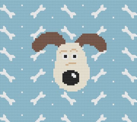 Gromit Wallpaper, Wallpaper Cross, Wallace And Gromit, Pixel Art Templates, Different Stitches, Beaded Cross Stitch, Wallpaper Patterns, Pixel Pattern, Dec 26