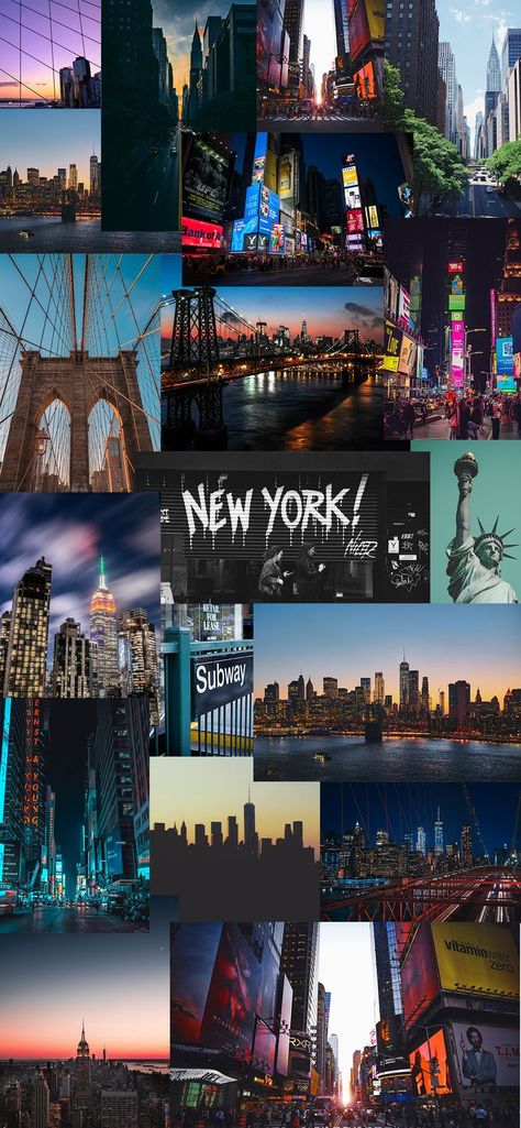 City Wallpaper New York, New York Collage, Nyc Wallpaper, Travel New York, New York City Aesthetic, New York Wallpaper, Map Compass, Voyage New York, Travel Collage