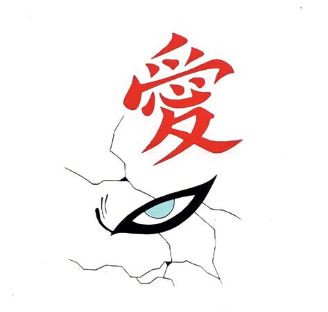 Gara Head Tattoo, Gaara Face Tattoo, Garra Tattoo Design, Garra Drawing, Gaara Tattoo Wallpaper, Gara Tattoos Naruto, Gaara Tattoo Design, Gara Tattoos, Garra Naruto