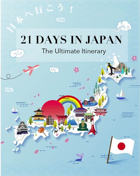 12 Day Japan Itinerary, Japan 15 Days, Planning A Trip To Japan First Time, Map Of Japan Printable, Northern Japan Travel, Japan Itinerary 1 Month, Japan To Do List, Two Weeks In Japan, Japan Trip Itinerary