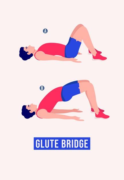 Glute bridge exercise men workout fitnes... | Premium Vector #Freepik #vector #people #man #sports #character Bridge Exercise, Cool Down Exercises, Exercise Men, Aerobic Fitness, Bridge Workout, Men Workout, Vector People, Glute Bridge, Aerobic Exercise