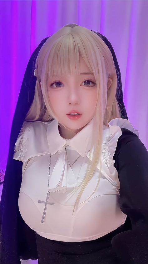 Nun Cosplay, Cosplay Anime, Anime, Quick Saves