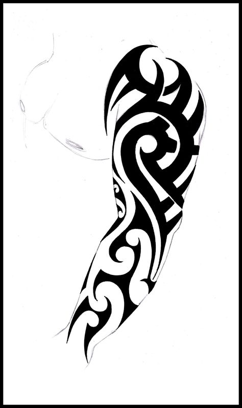 Stammestattoo Designs, Half Sleeve Tattoo Stencils, Half Sleeve Tattoos Drawings, Full Sleeve Tattoo Design, Men Tattoos, Tattoo Templates, Tattoos For Black Skin, Shoulder Tattoos, Tattoo Stencil Outline